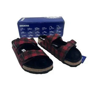 Birkenstock | Shoes | Birkenstock Arizona Rivet Plaid Red  display picture 1